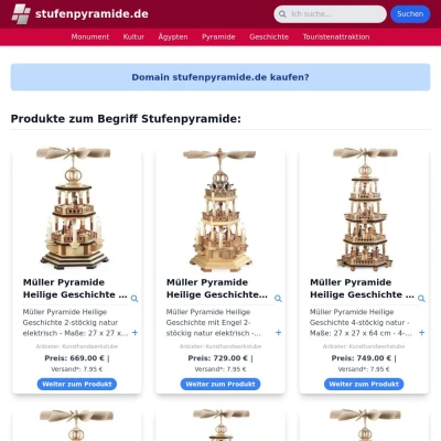 Screenshot stufenpyramide.de