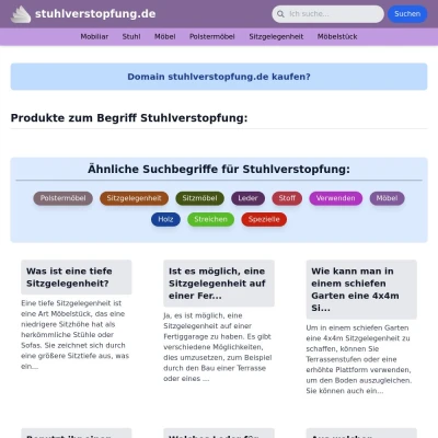 Screenshot stuhlverstopfung.de