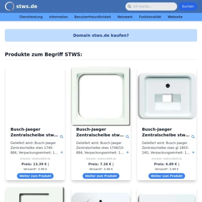 Screenshot stws.de