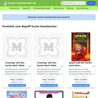 Screenshot suche-handwerker.de