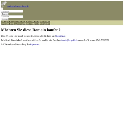 Screenshot suchmaschine-werbung.de