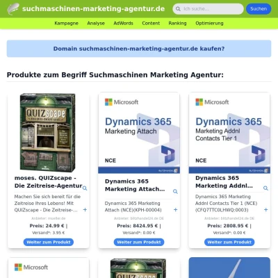 Screenshot suchmaschinen-marketing-agentur.de