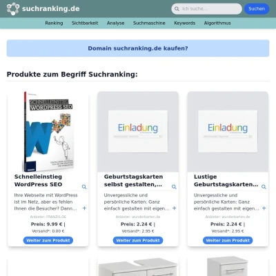 Screenshot suchranking.de