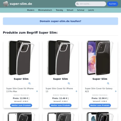Screenshot super-slim.de