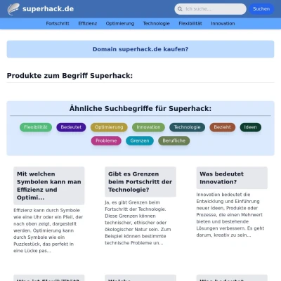 Screenshot superhack.de