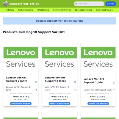 Screenshot support-vor-ort.de