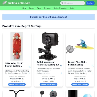 Screenshot surfing-online.de