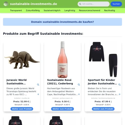 Screenshot sustainable-investments.de