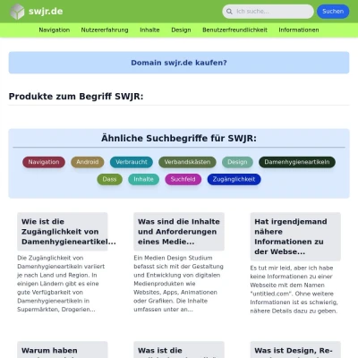 Screenshot swjr.de