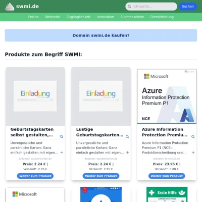 Screenshot swmi.de