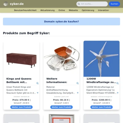 Screenshot syker.de