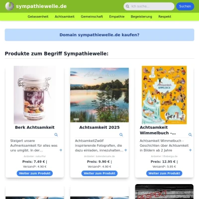 Screenshot sympathiewelle.de