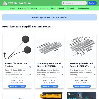 Screenshot system-boxen.de