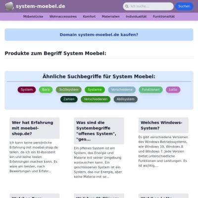 Screenshot system-moebel.de