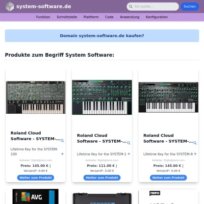 Screenshot system-software.de