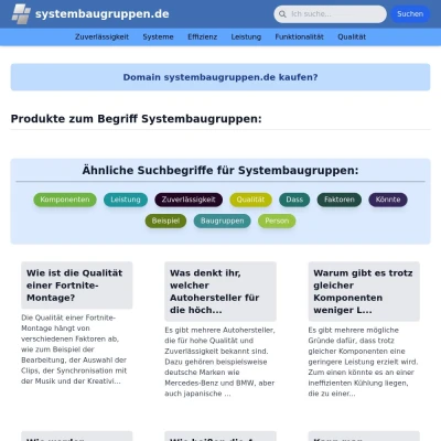 Screenshot systembaugruppen.de