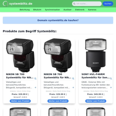 Screenshot systemblitz.de