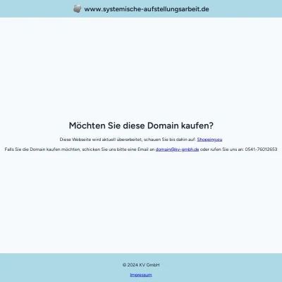 Screenshot systemische-aufstellungsarbeit.de