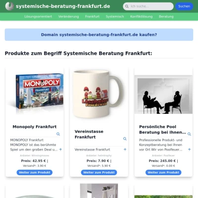 Screenshot systemische-beratung-frankfurt.de