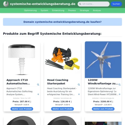 Screenshot systemische-entwicklungsberatung.de