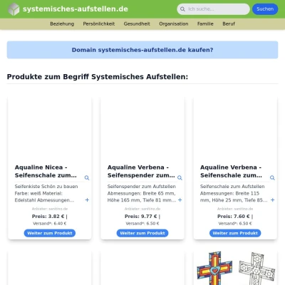 Screenshot systemisches-aufstellen.de