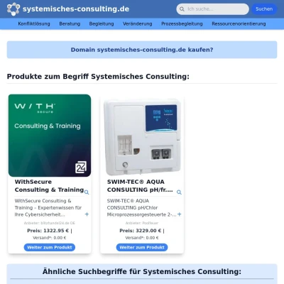 Screenshot systemisches-consulting.de