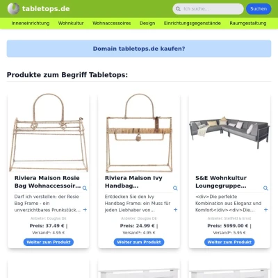 Screenshot tabletops.de