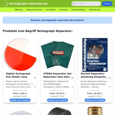 Screenshot tachograph-reparatur.de