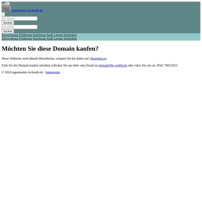 Screenshot tagesmutter-in-koeln.de