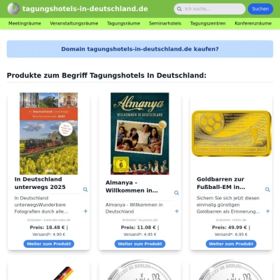 Screenshot tagungshotels-in-deutschland.de