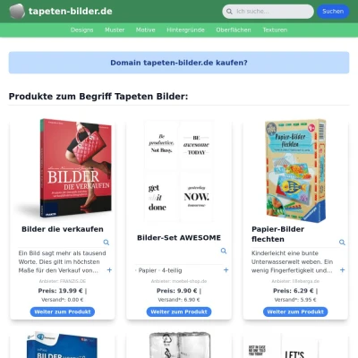 Screenshot tapeten-bilder.de