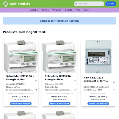 Screenshot tarif-profi.de