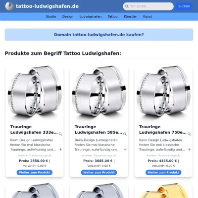 Screenshot tattoo-ludwigshafen.de