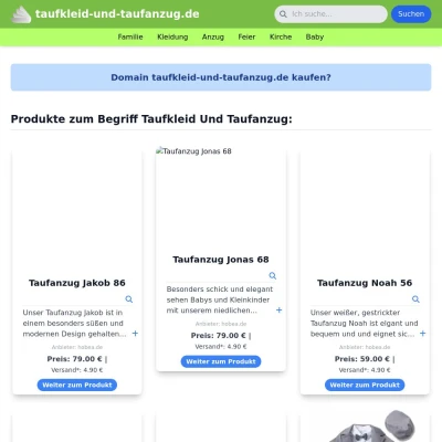 Screenshot taufkleid-und-taufanzug.de
