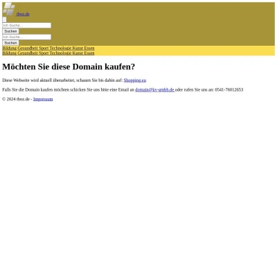 Screenshot tboz.de