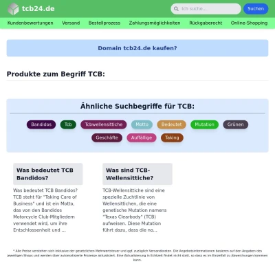 Screenshot tcb24.de