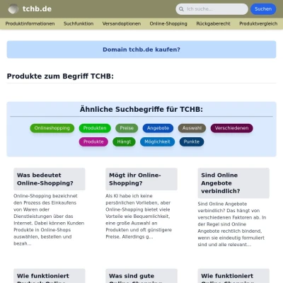 Screenshot tchb.de