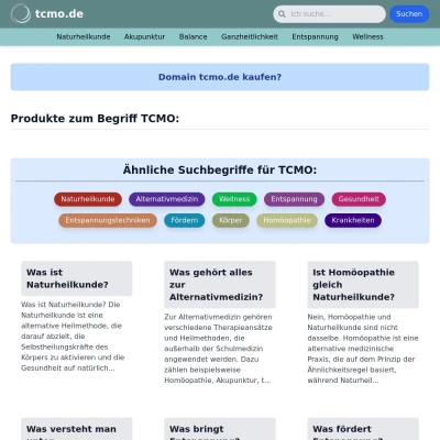 Screenshot tcmo.de