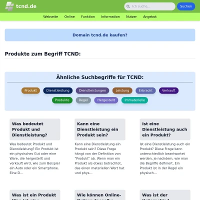 Screenshot tcnd.de