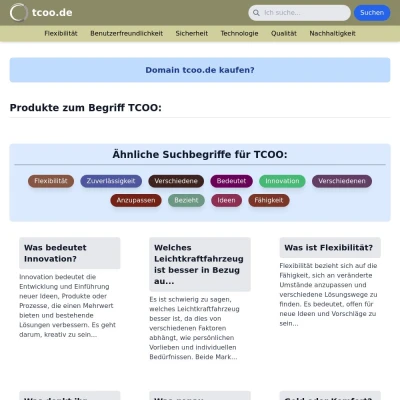 Screenshot tcoo.de