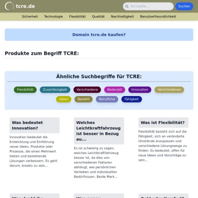 Screenshot tcre.de