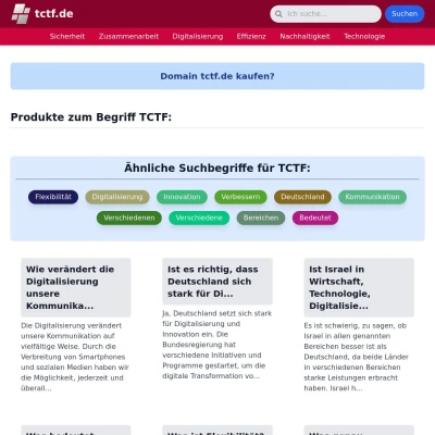 Screenshot tctf.de