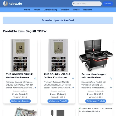Screenshot tdpw.de