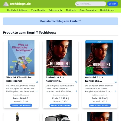 Screenshot techblogs.de
