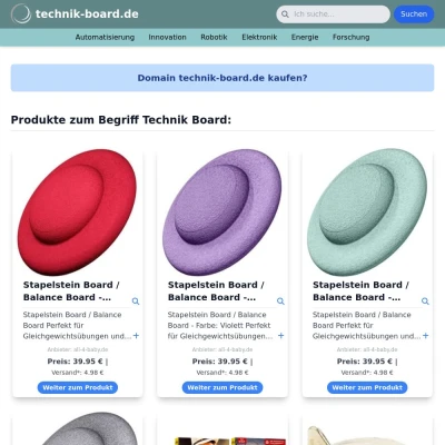 Screenshot technik-board.de