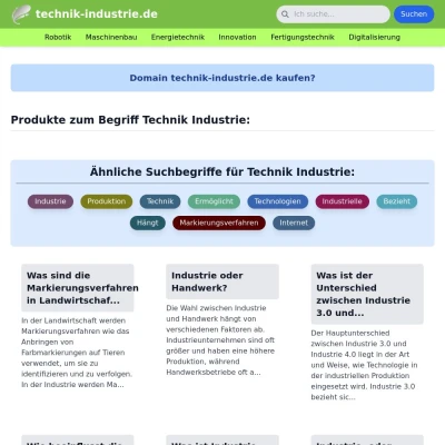 Screenshot technik-industrie.de