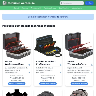 Screenshot techniker-werden.de