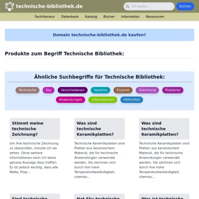 Screenshot technische-bibliothek.de