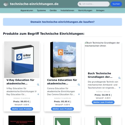 Screenshot technische-einrichtungen.de