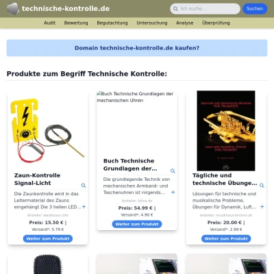 Screenshot technische-kontrolle.de